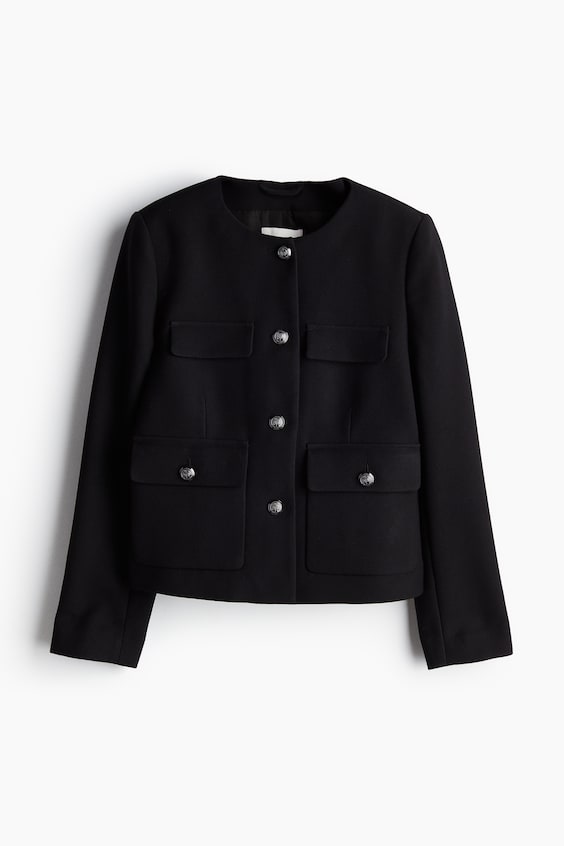 HM Blazer mit goldfarbenen Knöpfen Hotsell