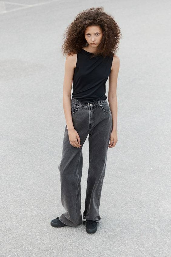 HM Wide High Jeans Rabatt
