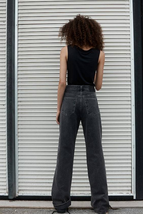 HM Wide High Jeans Rabatt