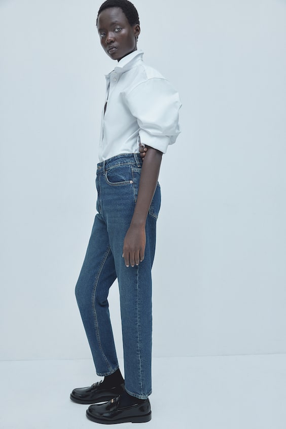 HM Slim Mom High Ankle Jeans Letzte 3 Tage