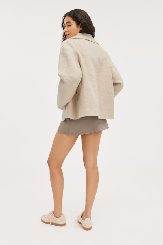 HM Einreihige Jacke aus Wollmischung Bis zu 60% Rabatt