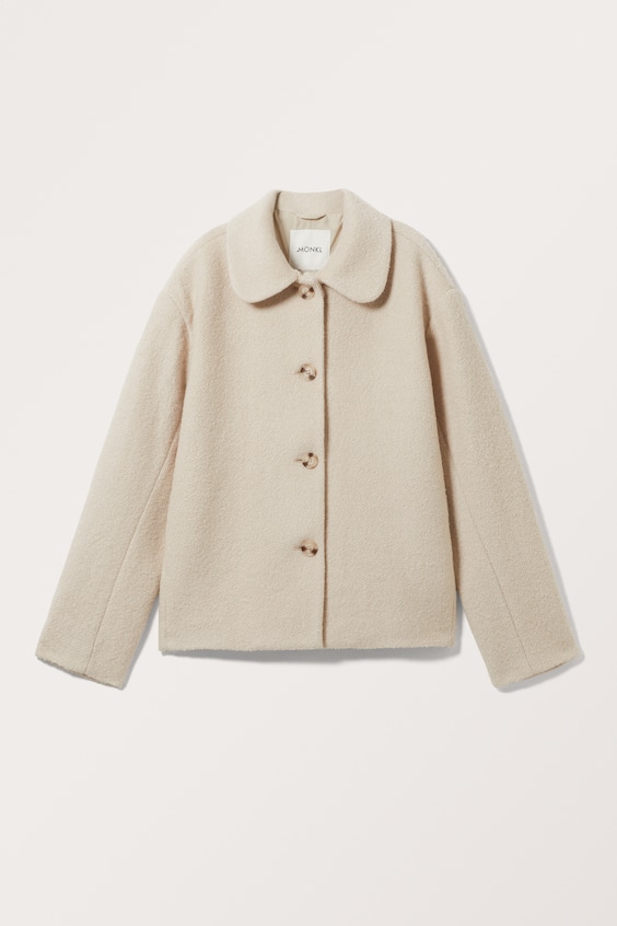 HM Einreihige Jacke aus Wollmischung Bis zu 60% Rabatt