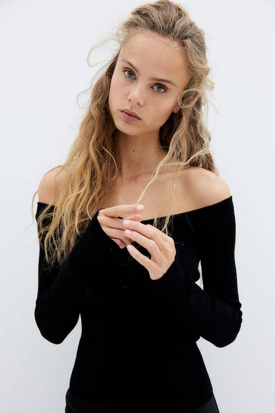 HM Off-Shoulder-Shirt Bis zu 55% Rabatt
