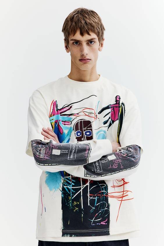 HM Baumwoll-T-Shirt in Relaxed Fit Begrenzt auf 3 Tage