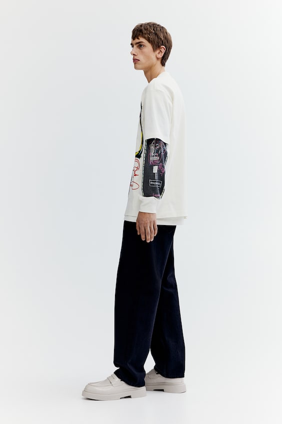 HM Baumwoll-T-Shirt in Relaxed Fit Begrenzt auf 3 Tage