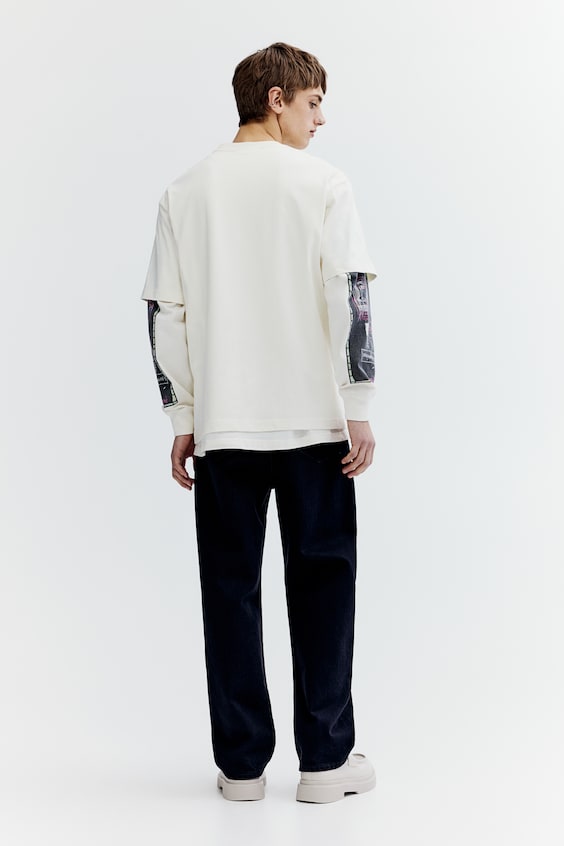 HM Baumwoll-T-Shirt in Relaxed Fit Begrenzt auf 3 Tage