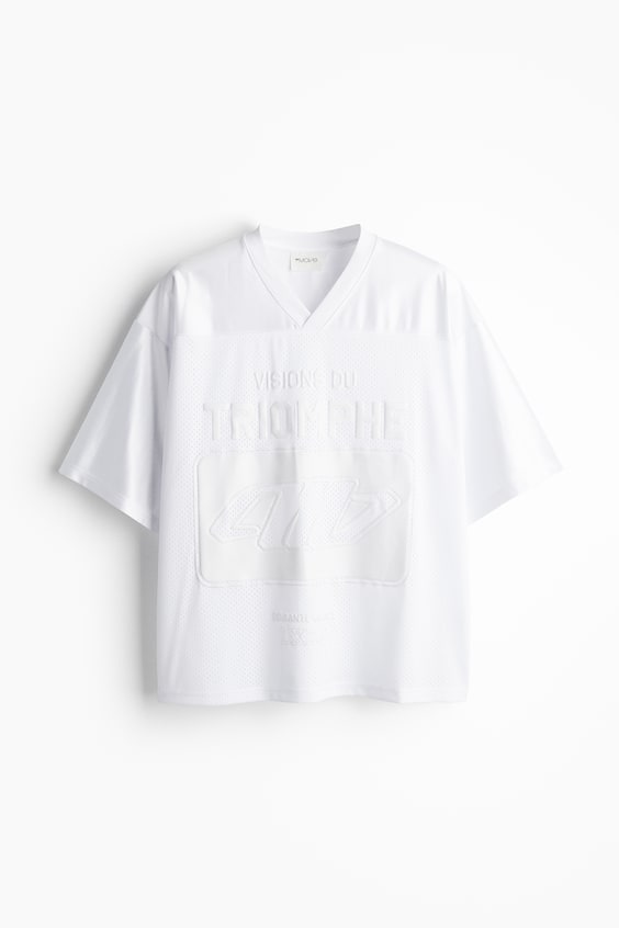 HM Loose Fit Printed sports top in DryMove™ zollfrei