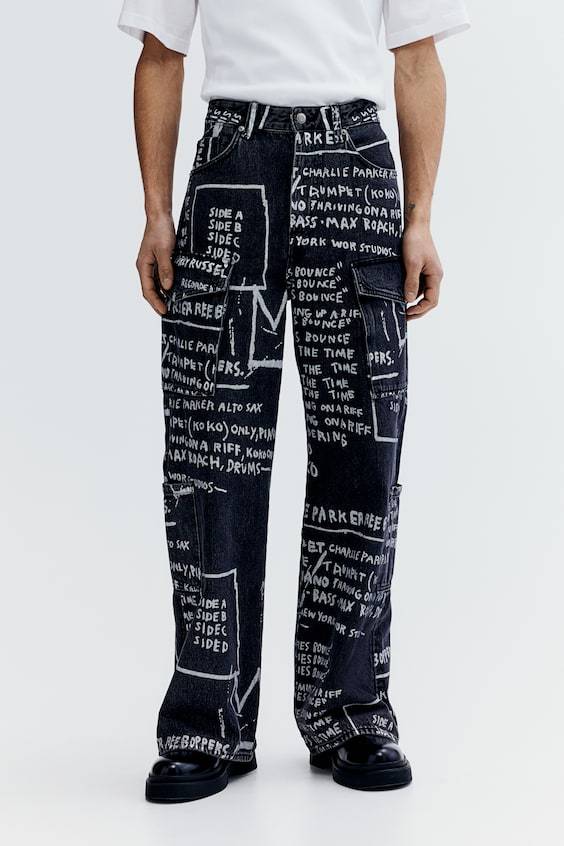 HM Bootcut Loose Cargo Jeans Fabrikverkauf