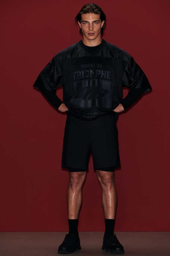 HM Loose Fit Printed sports top in DryMove™ Flash Sale