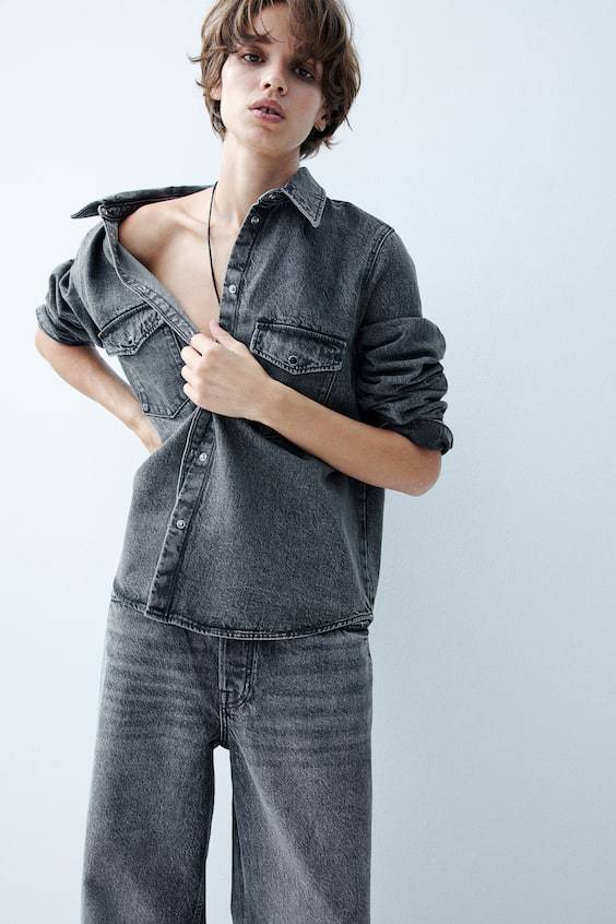 HM Jeanshemd Online Shopping