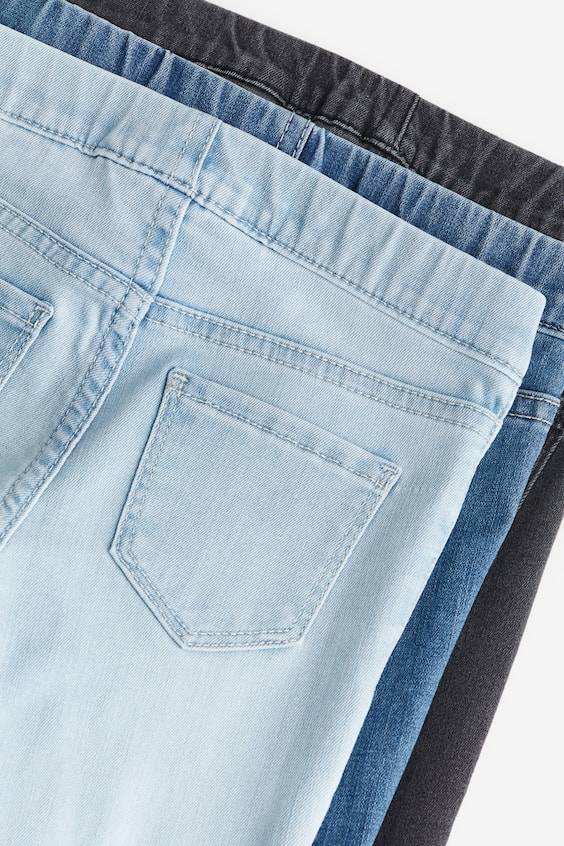HM 3er-Pack Denimjeggings Günstig kaufen