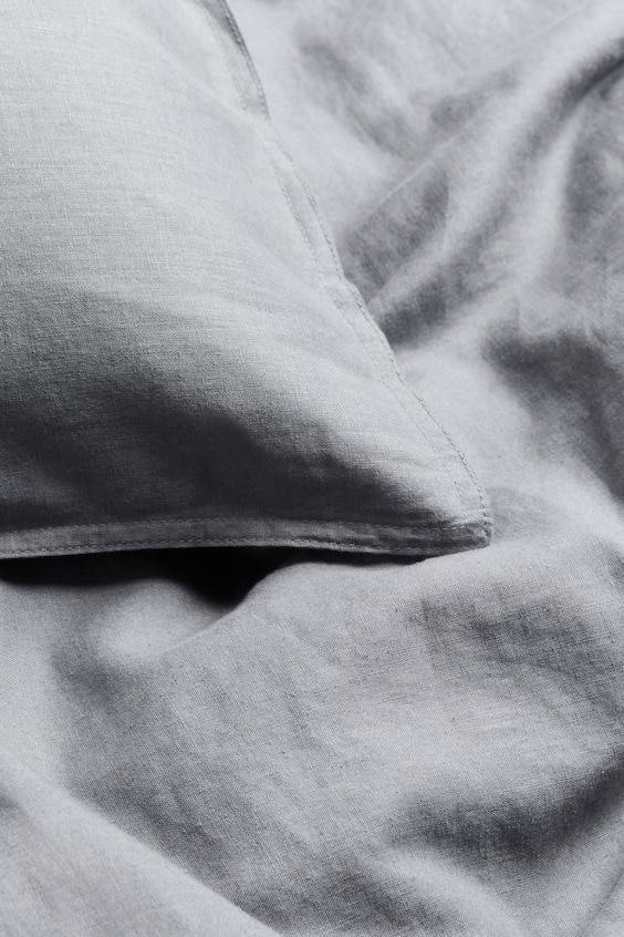 HM Bettwäsche aus Leinenmix für Einzelbett im Angebot