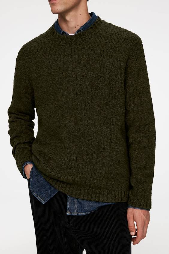 HM Bändchengarn-Pullover Zeitbegrenzte Promotion