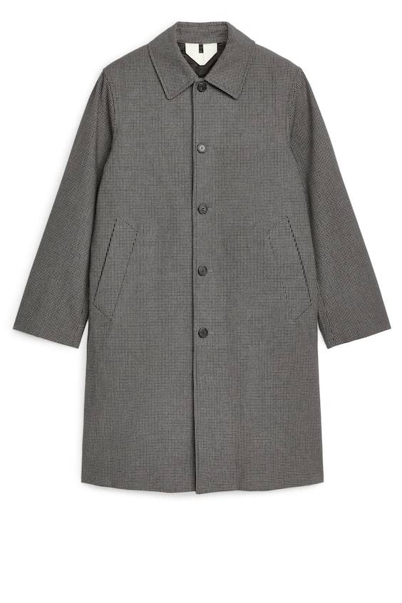 HM Karierter Car Coat Bis zu 50% Rabatt