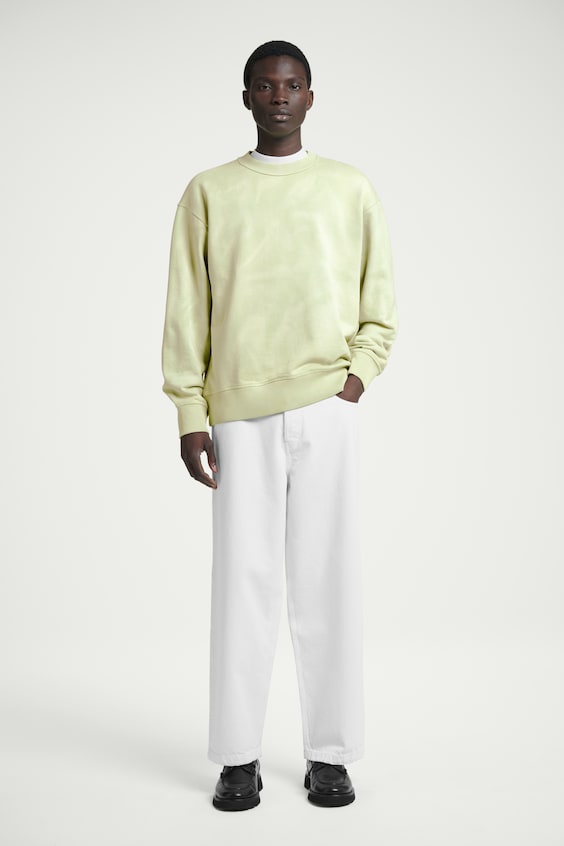 HM SWEATSHIRT MIT ACID-WASCHUNG Clearance-Verkauf
