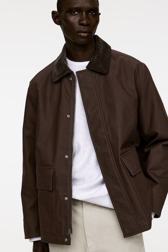 HM Jacke aus gewachster Baumwolle Speichern exportieren