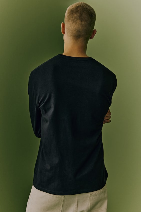 HM Men's Original Housemark Long-sleeve T-shirt Angebote
