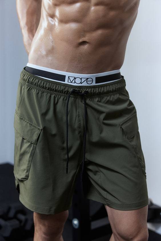 HM DryMove™ Cargo-Sportshorts Kostenloser Versand