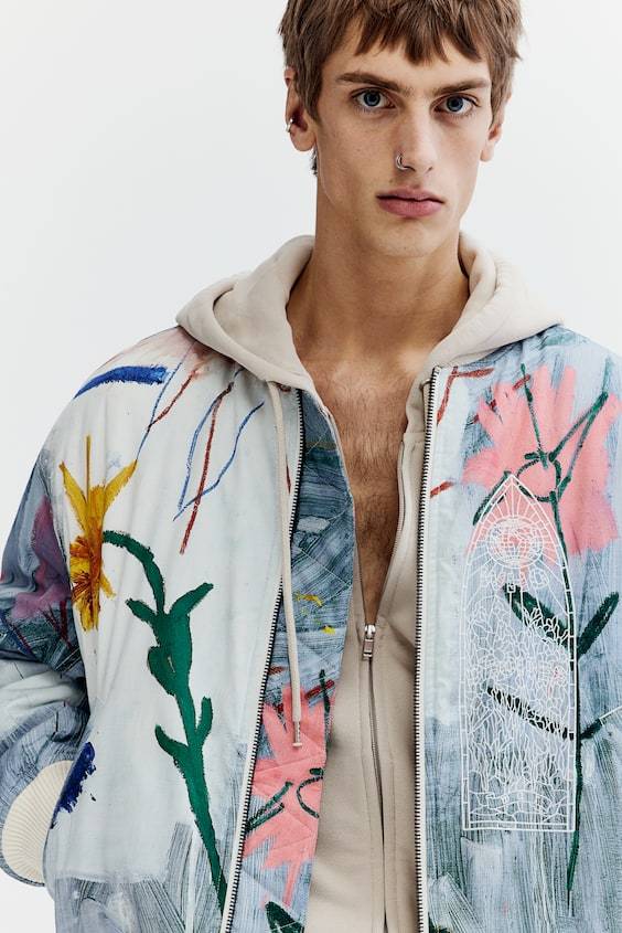 HM Pilotenjacke in Loose Fit Rabatt