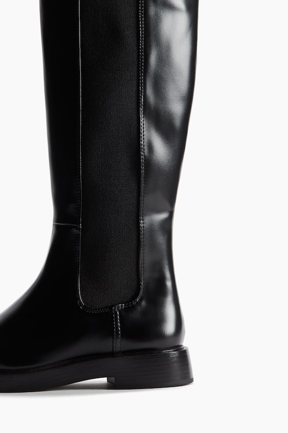 HM Kniehohe Stiefel Nur noch ein Tag übrig