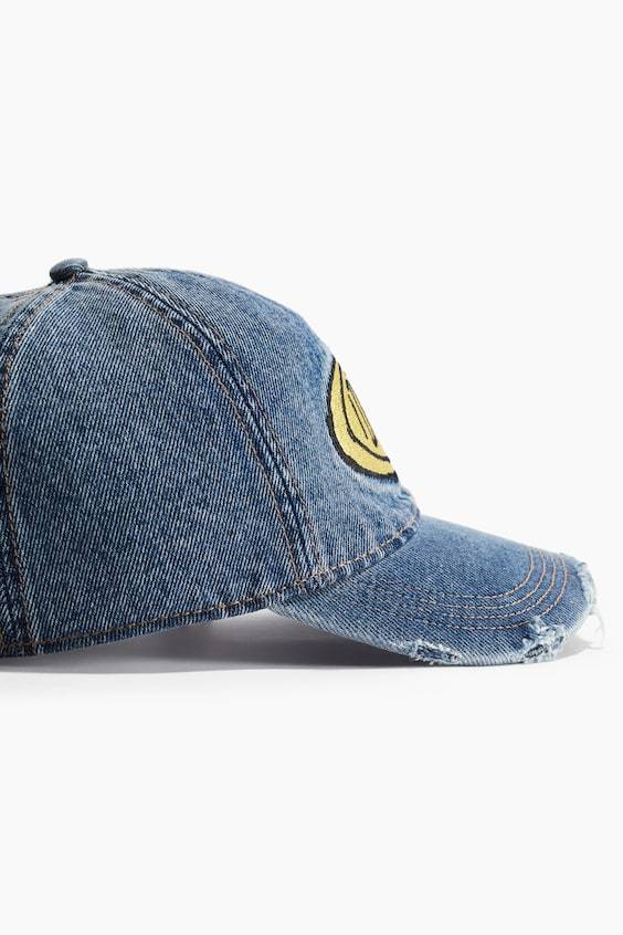 HM Cap aus Denim mit Motivstickerei Rabatt
