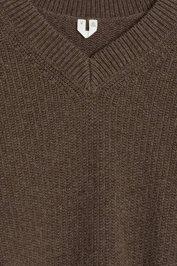 HM Wollpullover mit V-Ausschnitt Preisnachlass