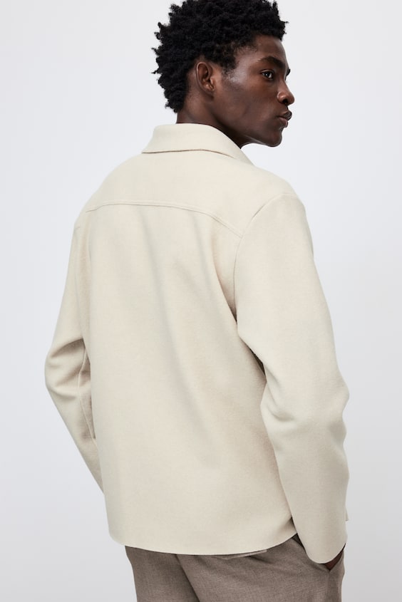 HM Overshirt aus Wollmix Regular Fit Cyber Monday