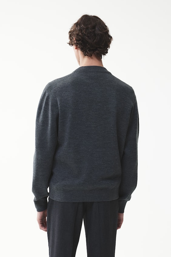 HM Feinstrick-Cardigan im Pilotenlook in Slim Fit Osterangebot
