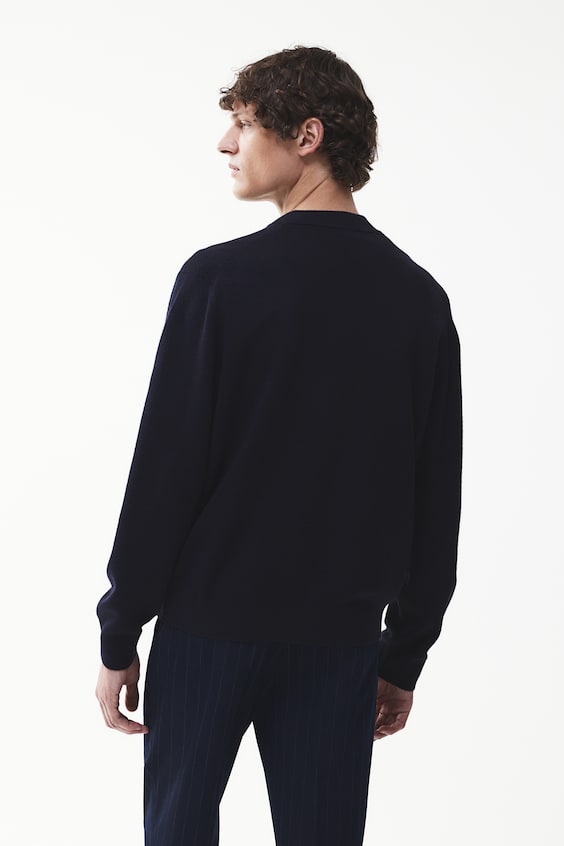 HM Feinstrick-Cardigan im Pilotenlook in Slim Fit Exklusive Angebote