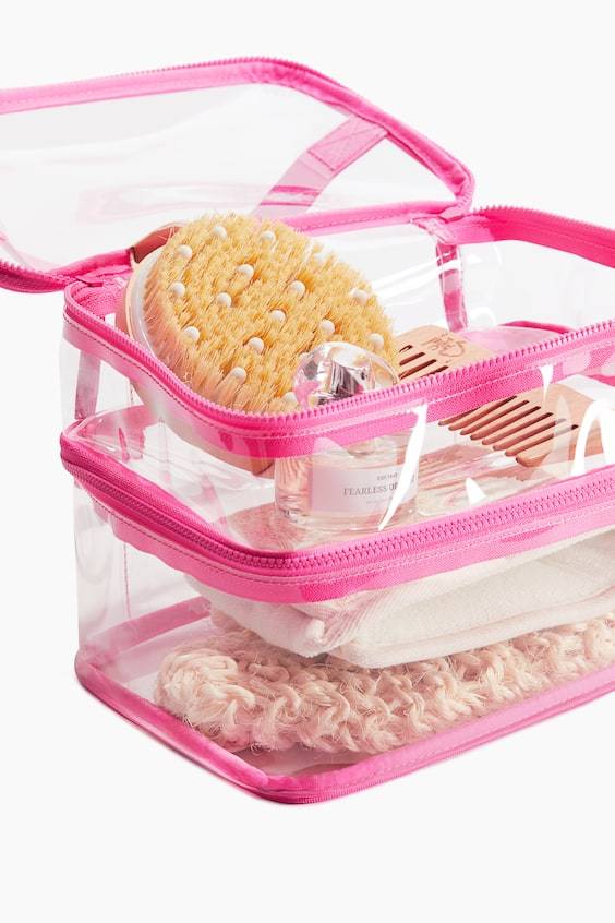 HM Große zweistöckige Kulturtasche Kostenlose Rückgabe