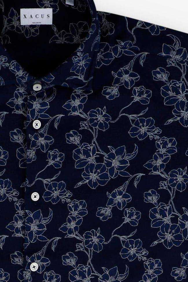 ﻿xacus Hemd Herren Xacus Regular Muster 100% Baumwolle kragen Italienisch Lange Ärmel Lagerräumung