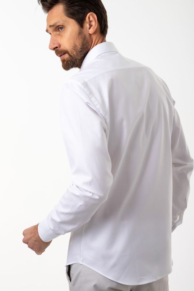aplomb Hemd Herren Aplomb Slim Einfarbig 100% Baumwolle kragen Französisch Lange Ärmel Zeitlich begrenztes Angebot