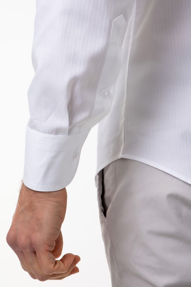 aplomb Hemd Herren Aplomb Slim Einfarbig 100% Baumwolle kragen Französisch Lange Ärmel Zeitlich begrenztes Angebot