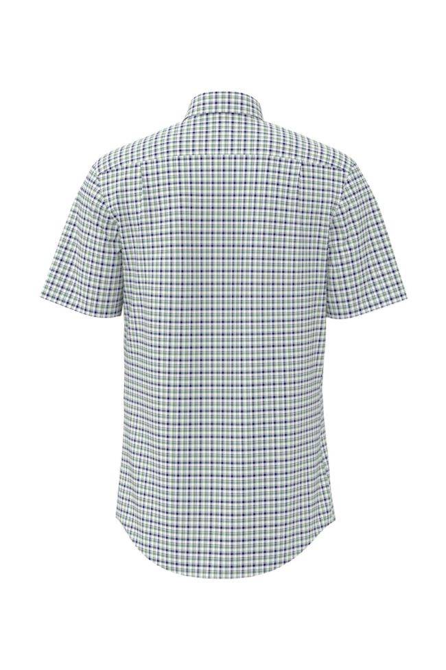 seidensticker Hemd Herren Seidensticker Regular Bügelfreie Karo kragen Button-Down Kurze Ärmel VIP-Rabatte