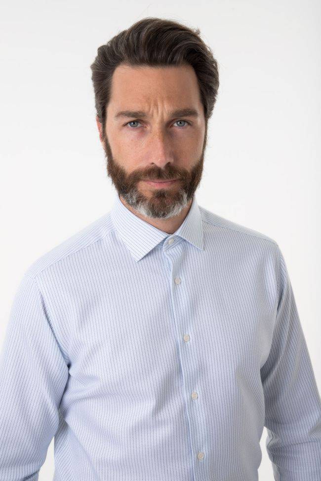 ingram Hemd Herren Ingram Regular Streifen 100% Baumwolle kragen Italienisch Lange Ärmel Tiefpreis