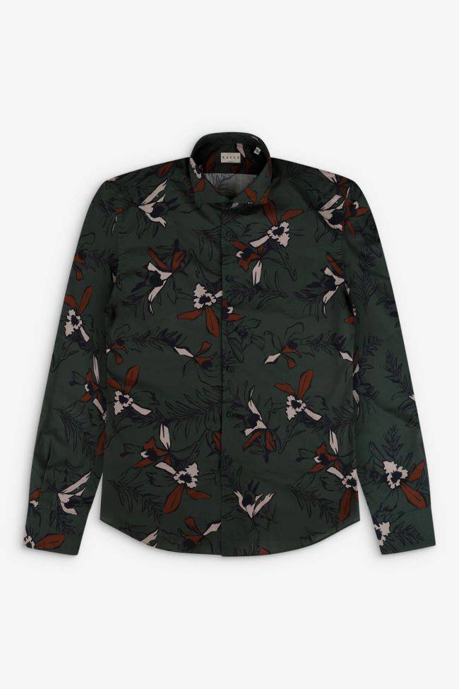 xacus Hemd Herren Xacus Regular Muster 100% Baumwolle gewaschen kragen Französisch Lange Ärmel Letzter Tag