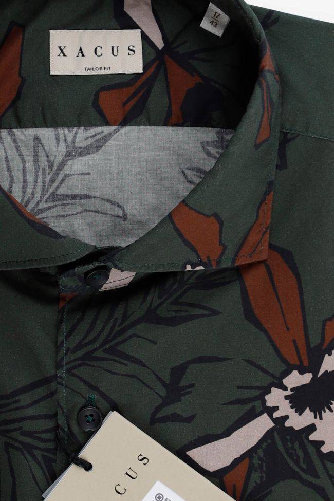 xacus Hemd Herren Xacus Regular Muster 100% Baumwolle gewaschen kragen Französisch Lange Ärmel Letzter Tag