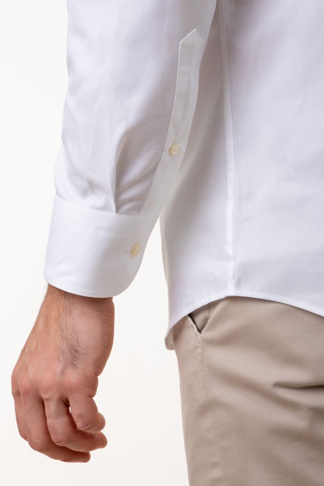 aplomb Hemd Herren Aplomb Slim Einfarbig 100% Baumwolle kragen Französisch Lange Ärmel Super Rabatt