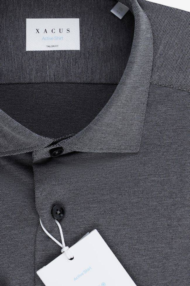 xacus Hemd Herren Xacus Regular Einfarbig 85% poliammide 15% elastam kragen Französisch Lange Ärmel Clearance-Verkauf