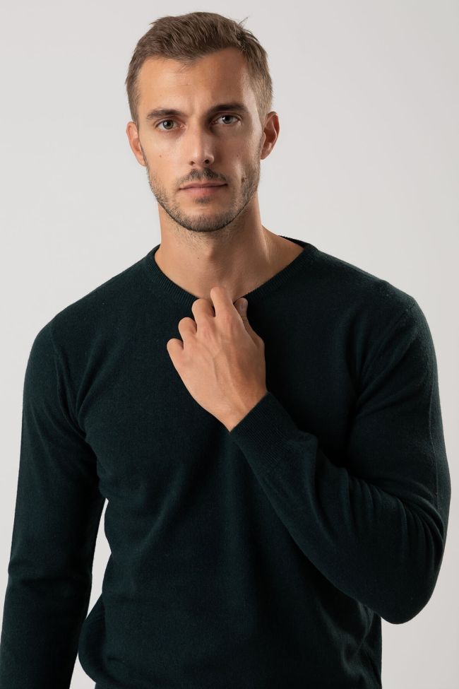 privati firenze Strickwaren Herren Privati Firenze Rundhalsausschnitt Slim Einfarbig 100% Kaschmir Black Friday Preise