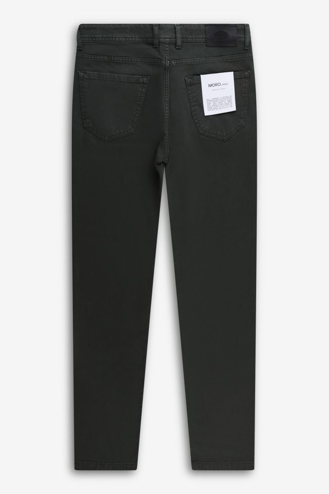 moro Hose Herren Moro 5 Pocket Slim Einfarbig 98% cotton 2% ea Schlussverkauf