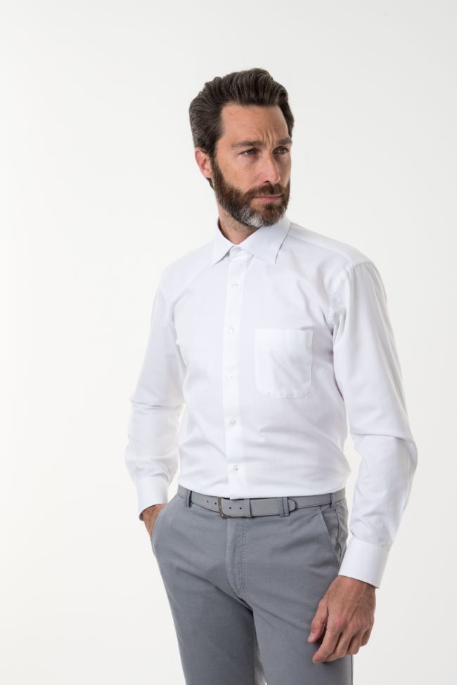 aplomb Hemd Herren Aplomb Classic Einfarbig 100% Baumwolle kragen Französisch Lange Ärmel Osterangebot