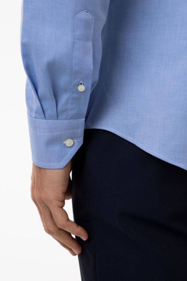 aplomb Hemd Herren Aplomb Regular Einfarbig 100% Baumwolle kragen Button-Down Lange Ärmel Neuheiten