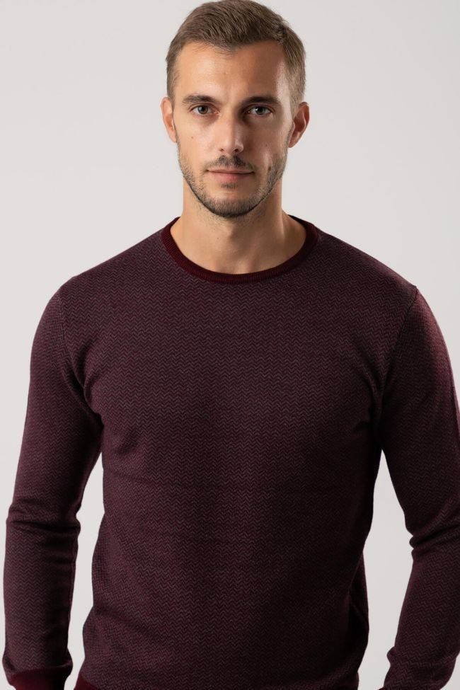privati firenze Strickwaren Herren Privati Firenze Rundhalsausschnitt Slim Halb Unifarben 100% Merinowolle Im Verkauf