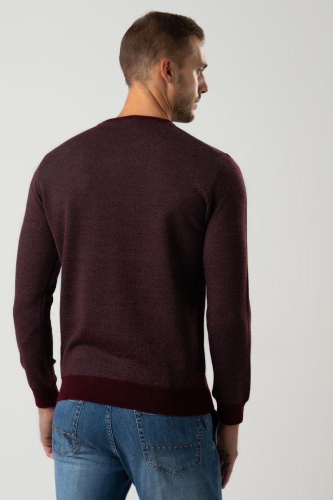 privati firenze Strickwaren Herren Privati Firenze Rundhalsausschnitt Slim Halb Unifarben 100% Merinowolle Im Verkauf