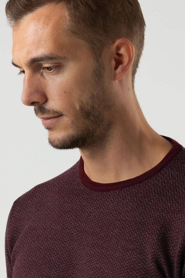 privati firenze Strickwaren Herren Privati Firenze Rundhalsausschnitt Slim Halb Unifarben 100% Merinowolle Im Verkauf