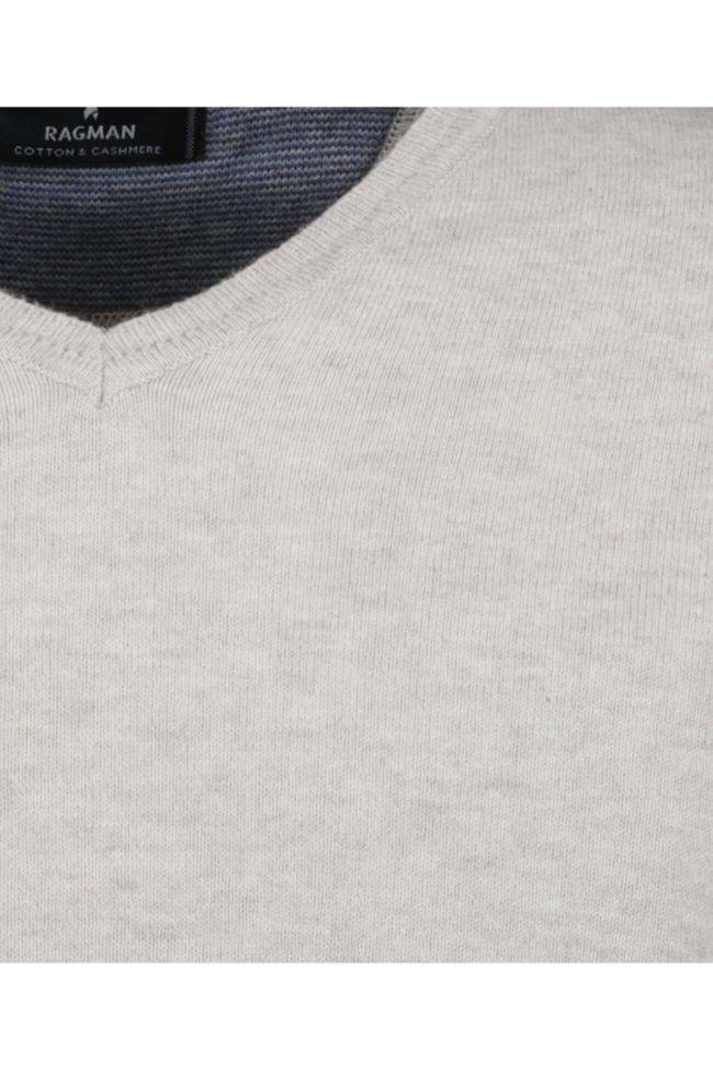 ragman Strickwaren Herren Ragman V-Ausschnitt Classic Sonderangebot