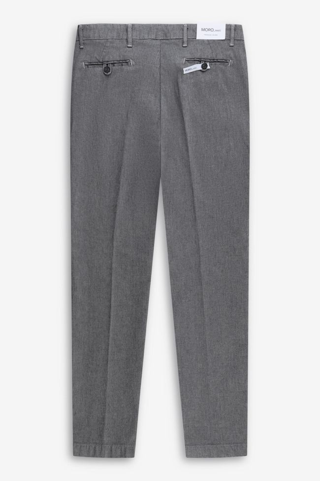 moro Hose Herren Moro Chinos Slim Einfarbig 98% cotton 2% ea Neuheiten