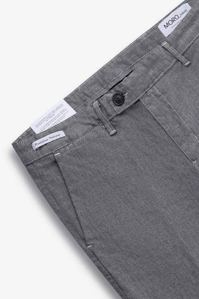 moro Hose Herren Moro Chinos Slim Einfarbig 98% cotton 2% ea Neuheiten