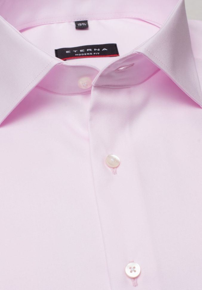 eterna Hemd Herren Eterna Classic Bügelfreie kragen Italienisch Lange Ärmel Tägliche Deals